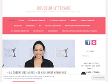 Tablet Screenshot of douceurlitteraire.com